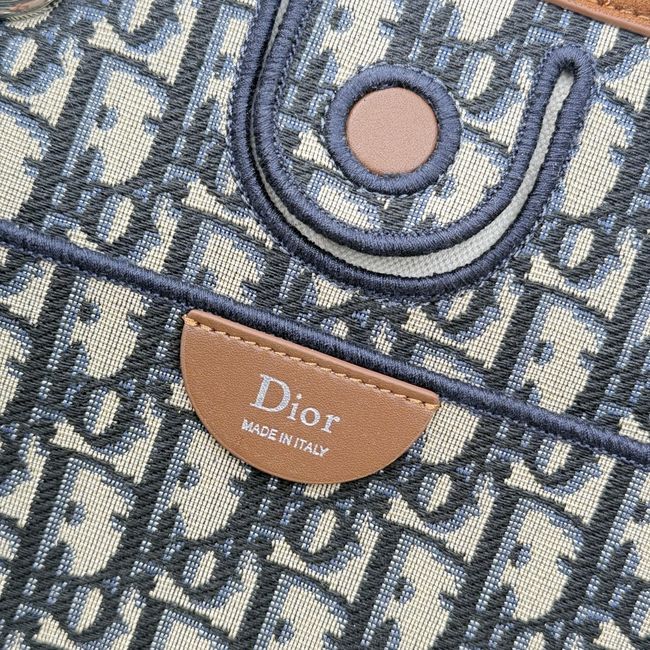Small Dior Promenade Shopping Bag brown Flat Cannage Suede Calfskin M1410O Small Dior Promenade Shopping Bag brown Flat Cannage Suede Calfskin M1410O