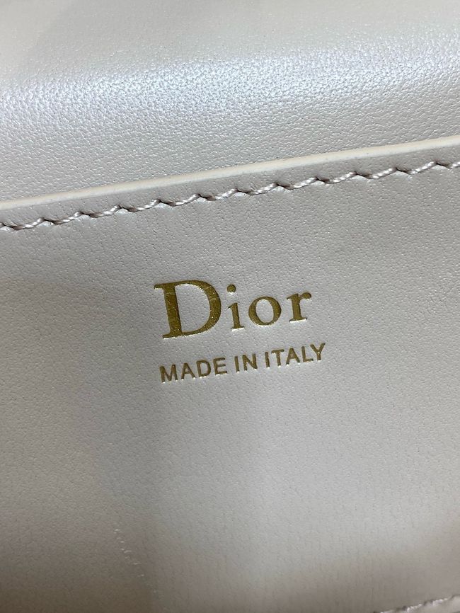 Dior Trianon Soft Vanity Mini Bag Flat Macrocannage Lambskin S4613OS Fraise