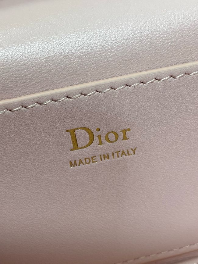 Dior Trianon Soft Vanity Mini Bag Flat Macrocannage Lambskin S4613OS Soupir Pink