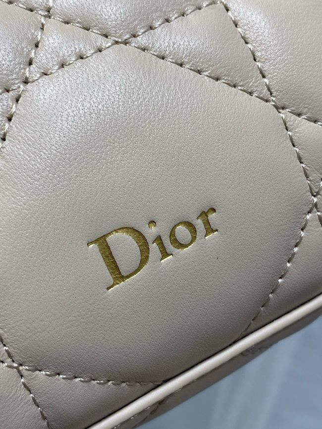 Diorling Mini Bag Macrocannage Lambskin S2613OU Fraise