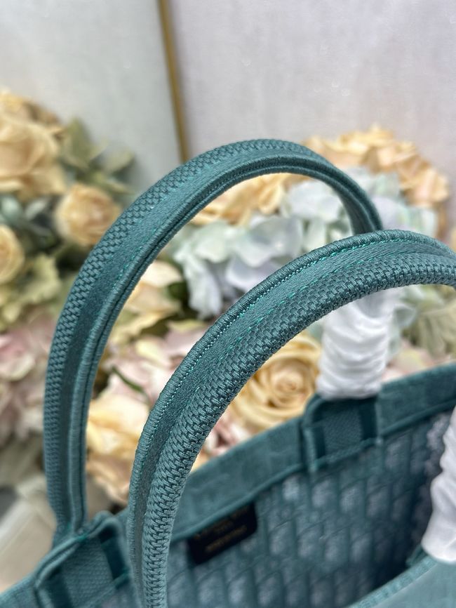 Medium Dior Book Tote with Strap Oblique Embroidery M1354PE-6