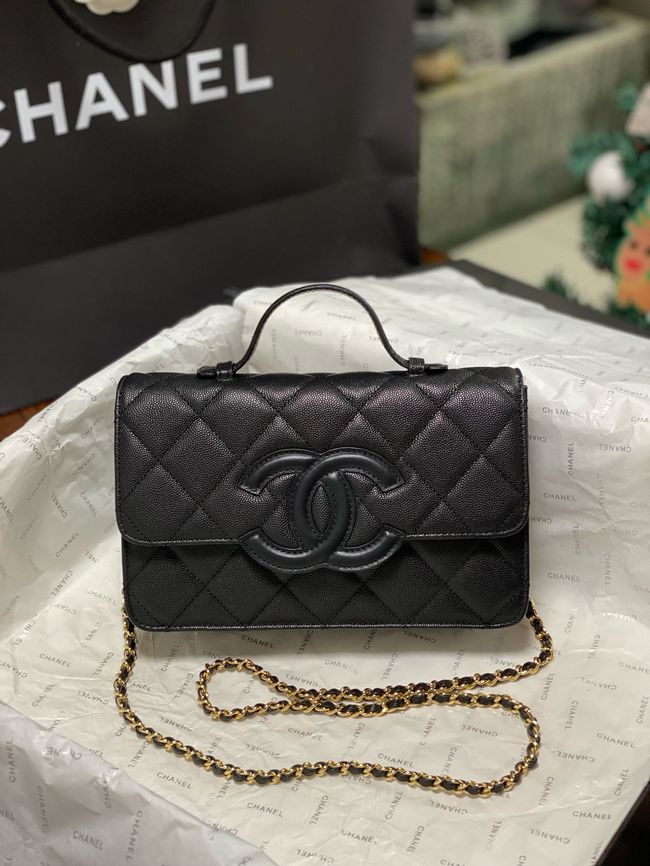 Chanel Flap Bag AS6554 black
