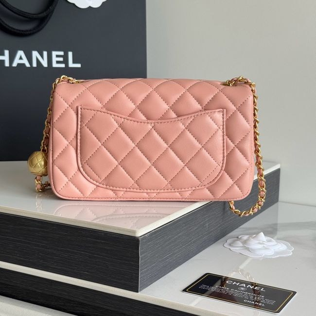 Chanel SMALL FLAP BAG sheepskin AS1787 pink Chanel SMALL FLAP BAG sheepskin AS1787 pink