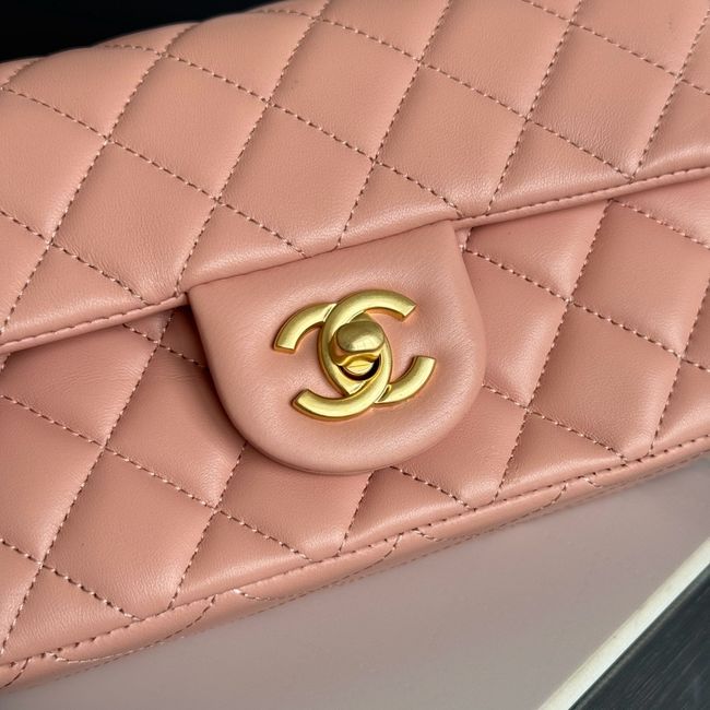 Chanel SMALL FLAP BAG sheepskin AS1787 pink Chanel SMALL FLAP BAG sheepskin AS1787 pink