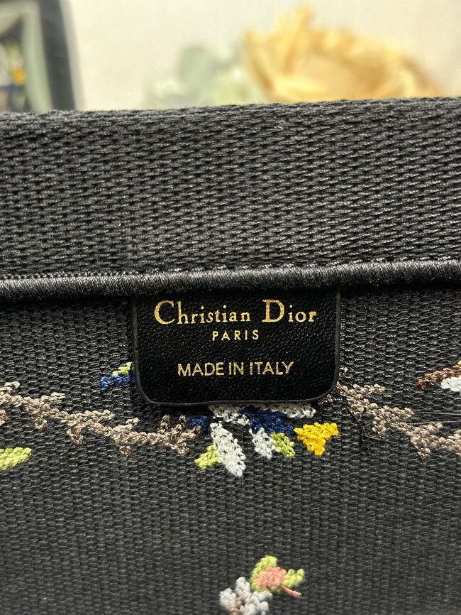 Large Dior Book Tote Cannage Embroidery M1349OEQ-4