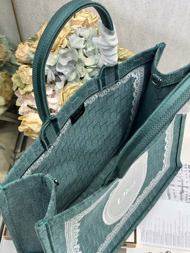 Large Dior Book Tote Cannage Embroidery M1349OEQ-5