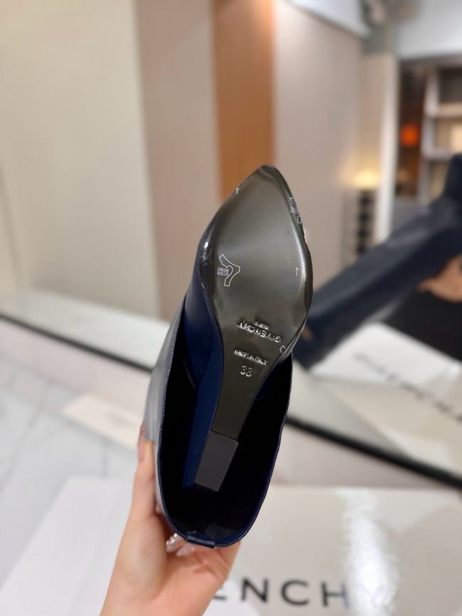 Givenchy High Boots Shiny Calfskin high heels 8.5CM 65261-2