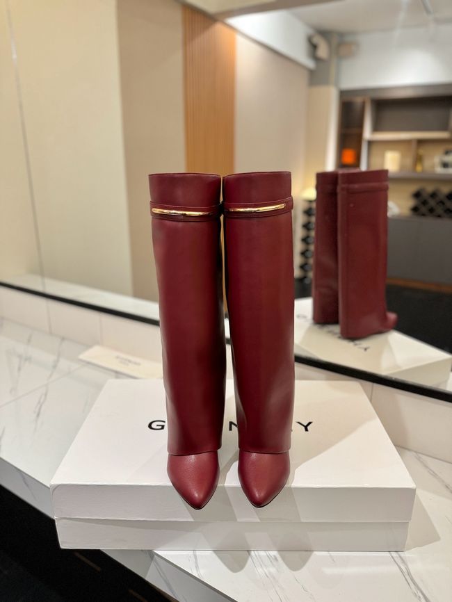 Givenchy High Boots Shiny Calfskin high heels 8.5CM 65261-5