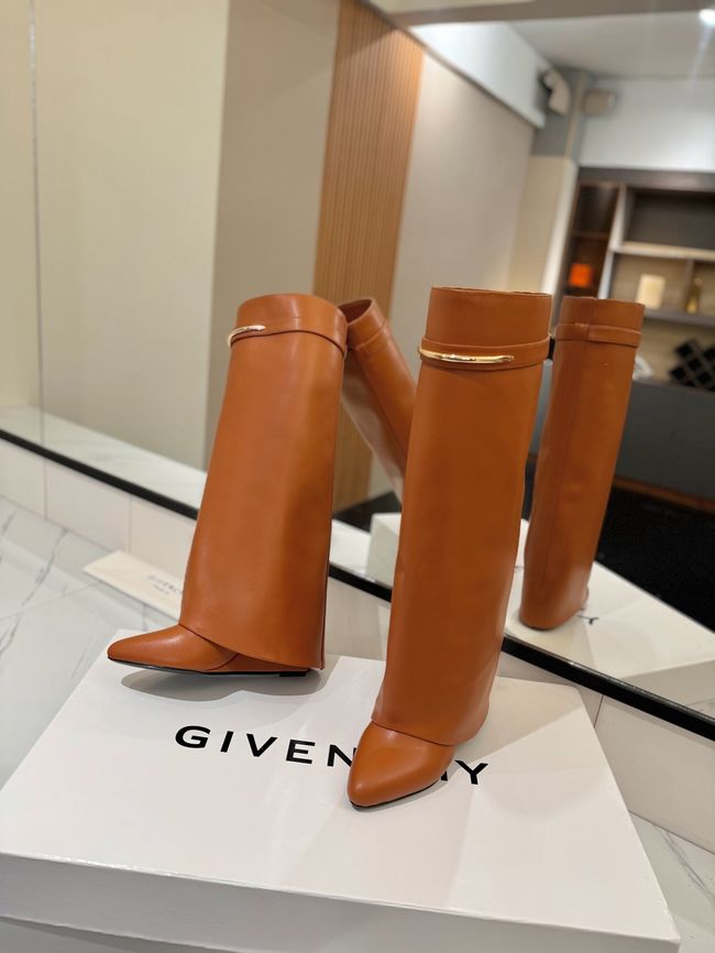 Givenchy High Boots Shiny Calfskin high heels 8.5CM 65261-5