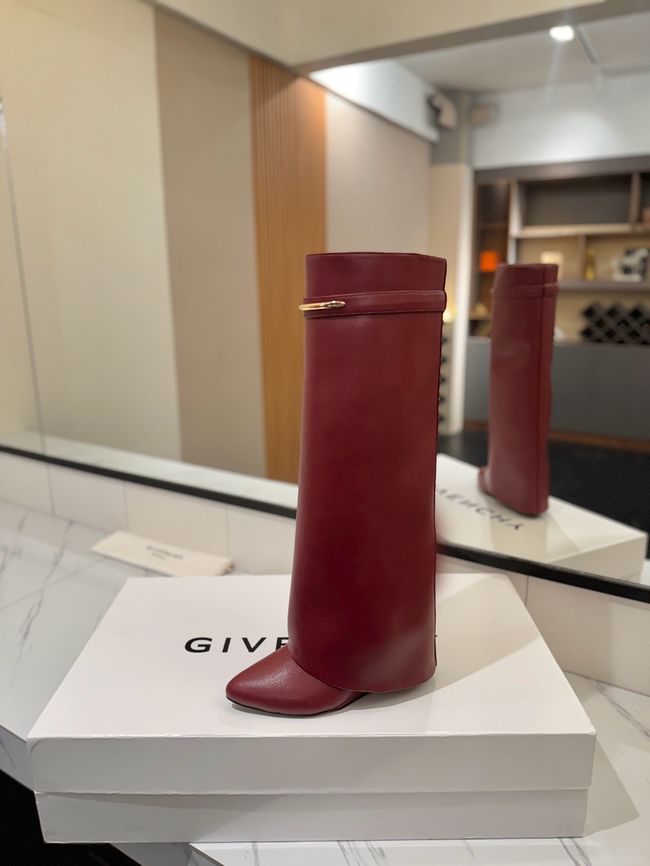 Givenchy High Boots Shiny Calfskin high heels 8.5CM 65261-5