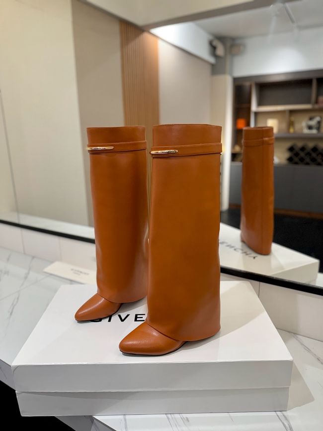Givenchy High Boots Shiny Calfskin high heels 8.5CM 65261-5