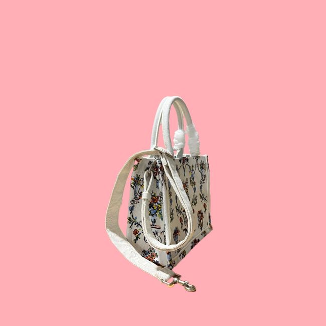 Small Dior Book Tote with Strap Embroidered M1404OE-10 Small Dior Book Tote with Strap Embroidered M1404OE-10