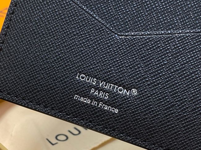 Louis Vuitton Locked Passport Cover M29550 black