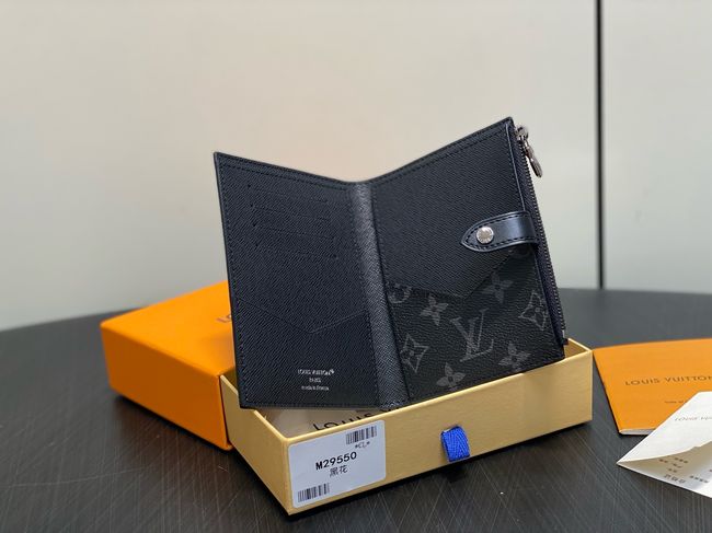 Louis Vuitton Locked Passport Cover M29550 black