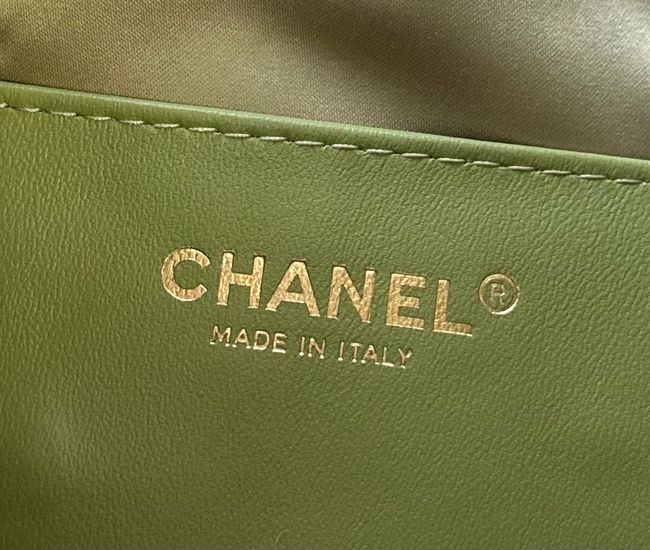 CHANEL 25 Mini Handbag AS5631 green