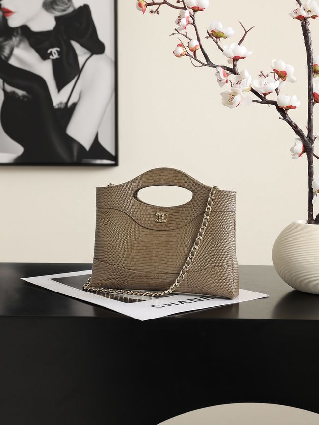 CHANEL 31 Mini Shopping Bag AS3656 gray CHANEL 31 Mini Shopping Bag AS3656 gray