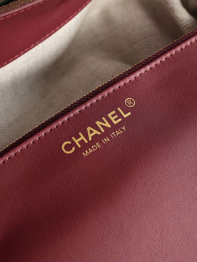 Chanel Suede Calfskin Bucket Bag AS6584 dark brown Chanel Suede Calfskin Bucket Bag AS6584 dark brown