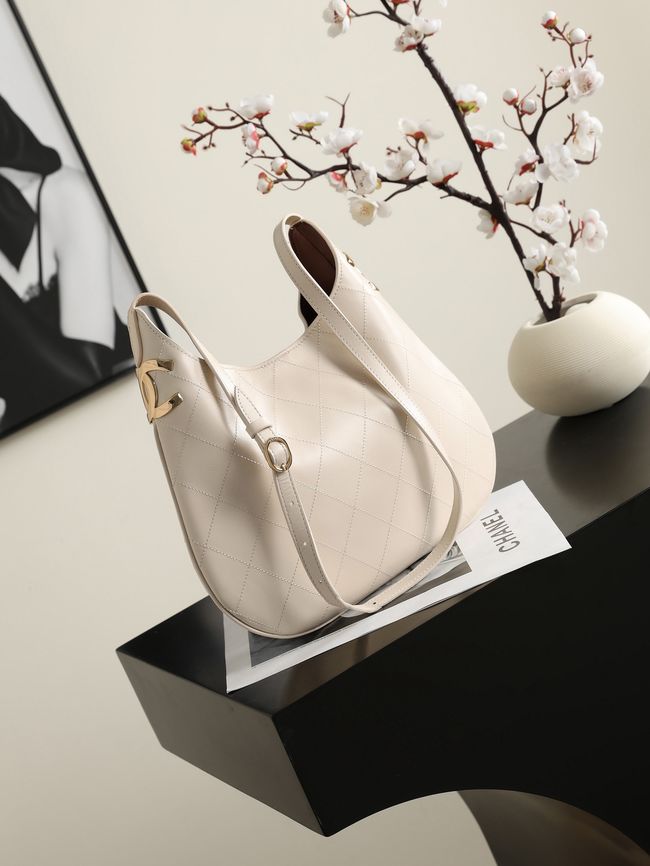 Chanel Calfskin Shoulder Bag AS6478 Ivory
