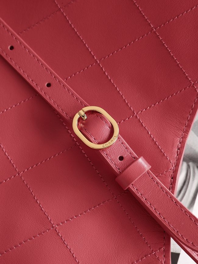 Chanel Calfskin Shoulder Bag AS6478 red