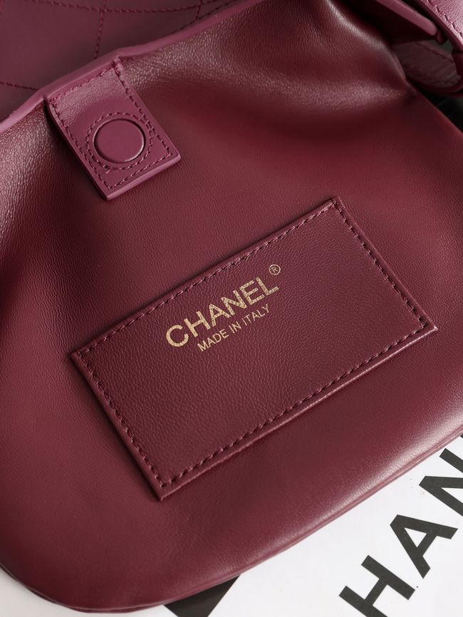 Chanel Calfskin Shoulder Bag AS6479 Burgundy Chanel Calfskin Shoulder Bag AS6479 Burgundy