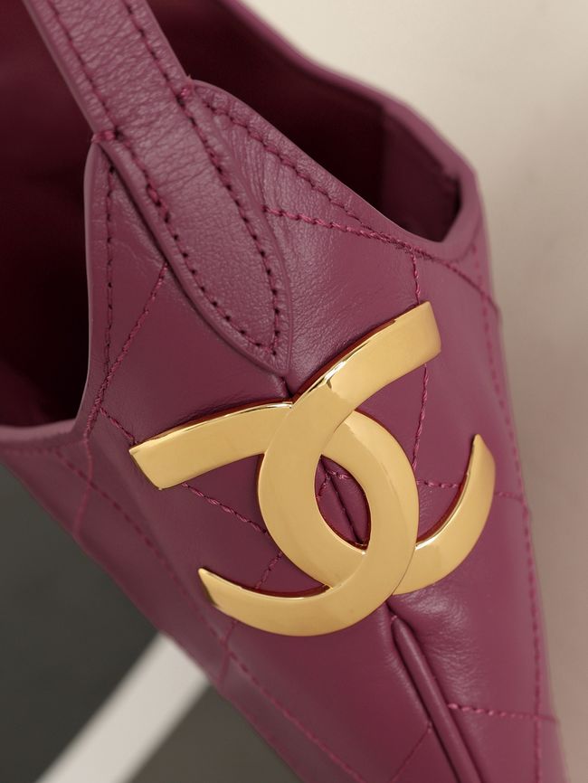 Chanel Calfskin Shoulder Bag AS6479 Burgundy Chanel Calfskin Shoulder Bag AS6479 Burgundy