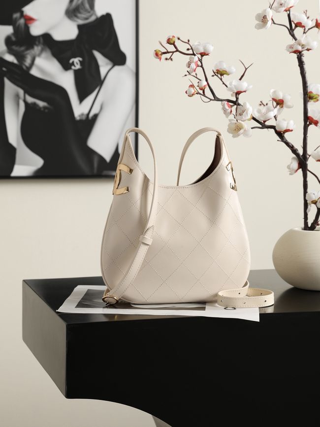 Chanel Calfskin Shoulder Bag AS6479 Ivory