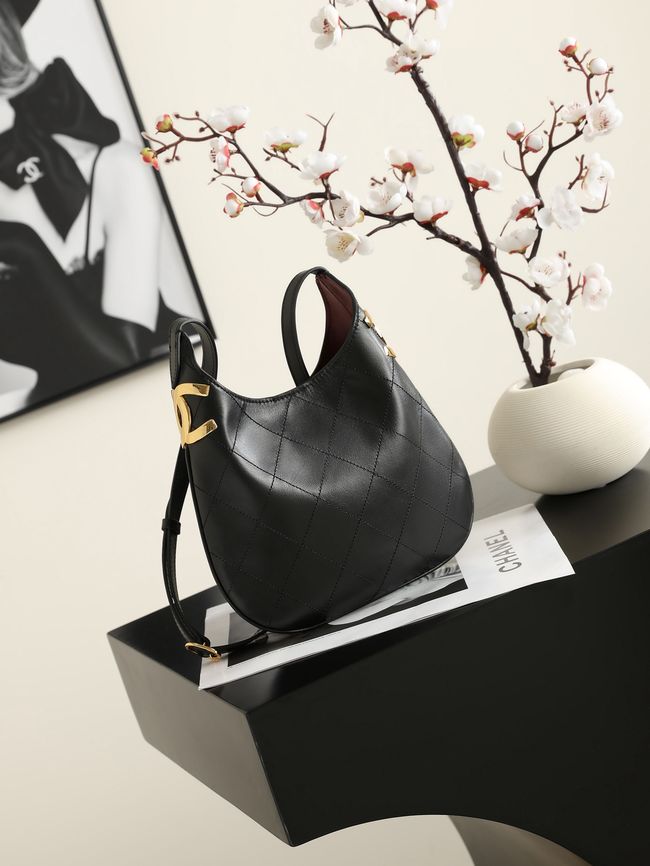 Chanel Calfskin Shoulder Bag AS6479 black Chanel Calfskin Shoulder Bag AS6479 black