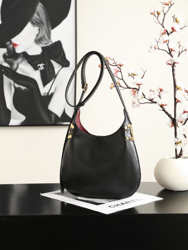 Chanel Calfskin Shoulder Bag AS6479 black Chanel Calfskin Shoulder Bag AS6479 black