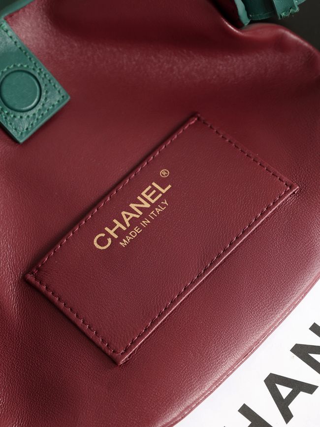 Chanel Calfskin Shoulder Bag AS6479 green