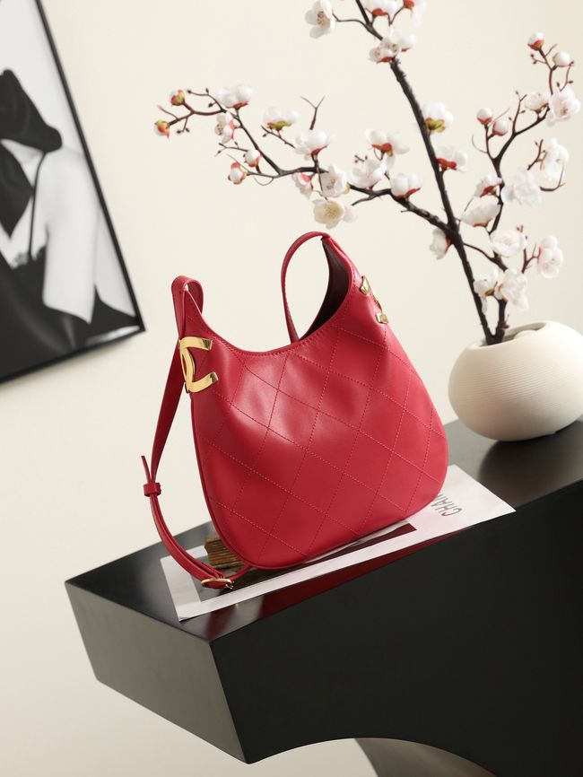 Chanel Calfskin Shoulder Bag AS6479 red Chanel Calfskin Shoulder Bag AS6479 red
