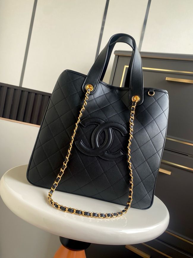 Chanel Large Shopping Bag AS6201 black