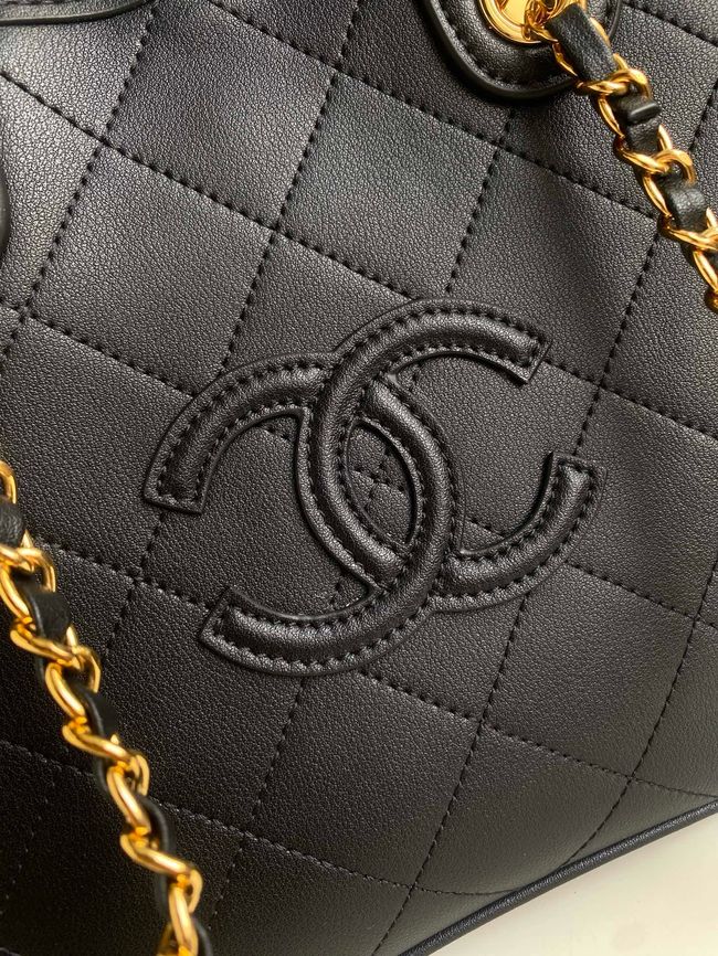 Chanel Mini Shopping Bag AS6199 black Chanel Mini Shopping Bag AS6199 black