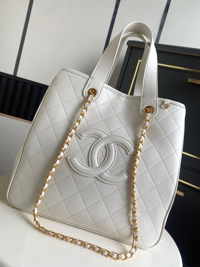 Chanel Small Shopping Bag AS6200 Ivory