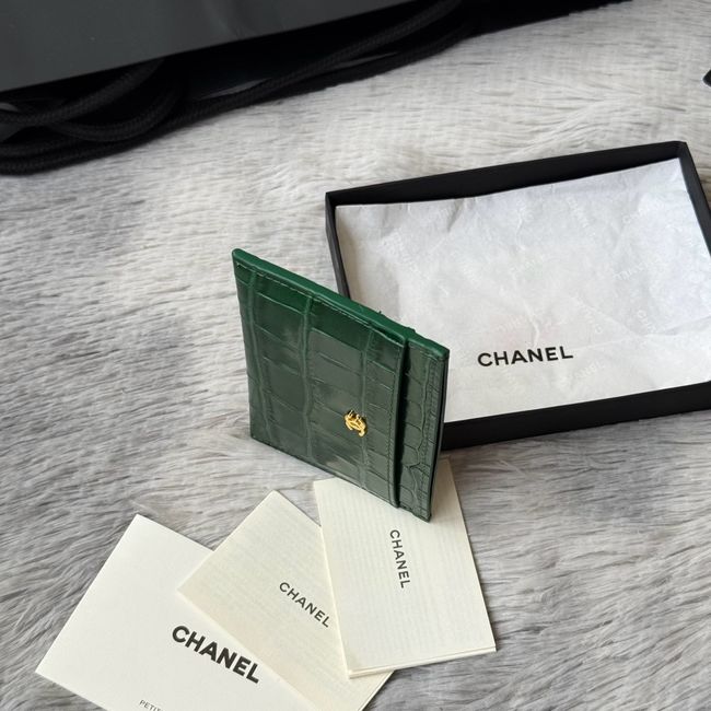 Chanel Card Holder AP5397 green