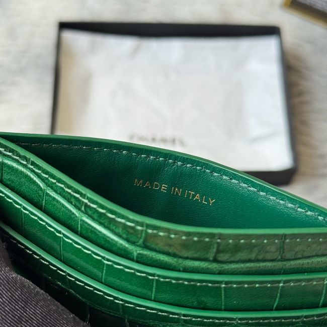 Chanel Card Holder AP5397 green