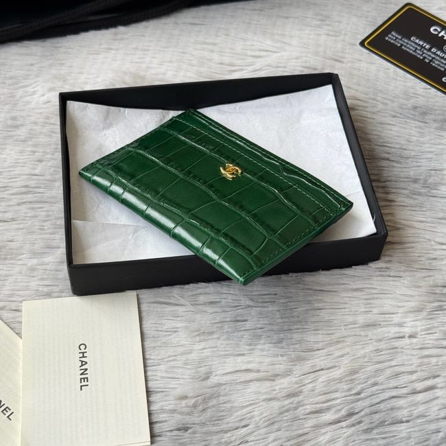 Chanel Card Holder AP5397 green