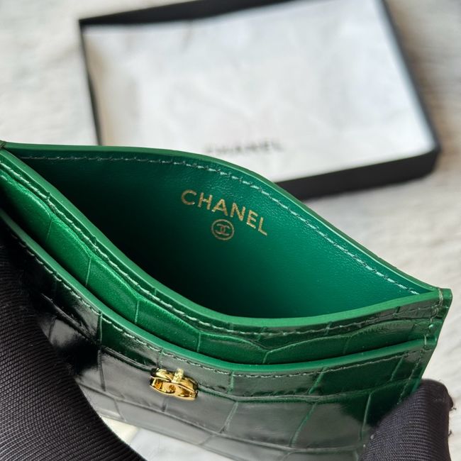 Chanel Card Holder AP5397 green