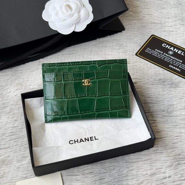 Chanel Card Holder AP5397 green