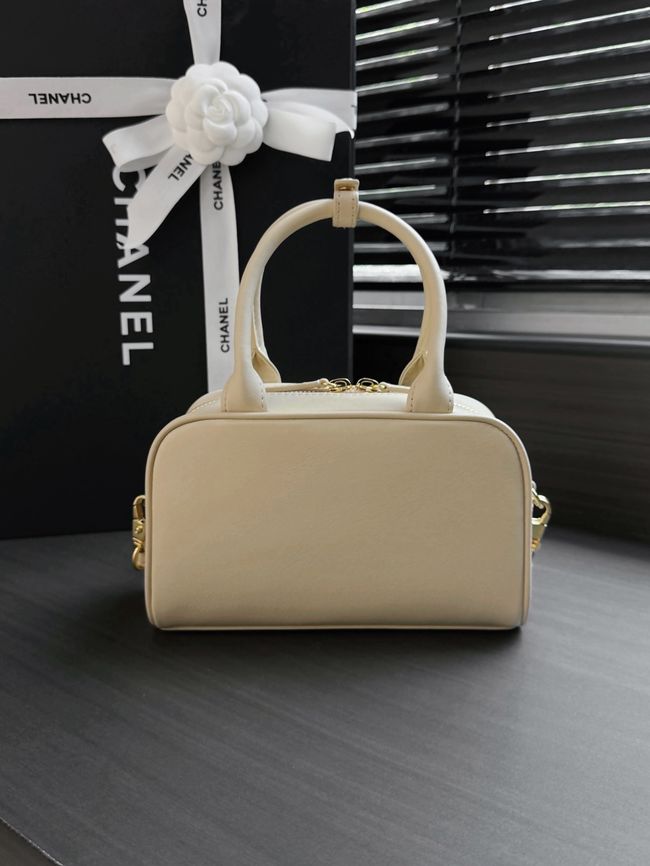 Chanel Clutch with Leather Strap AP5528 Beige