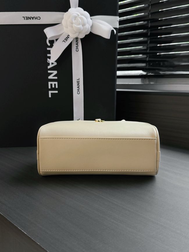 Chanel Clutch with Leather Strap AP5528 Beige