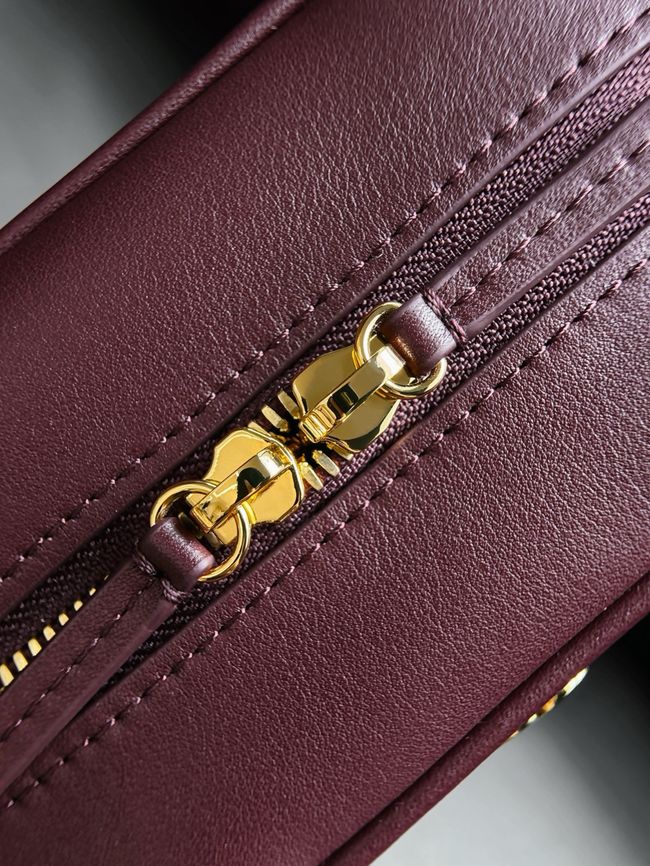 Chanel Clutch with Leather Strap AP5528 Burgundy Chanel Clutch with Leather Strap AP5528 Burgundy