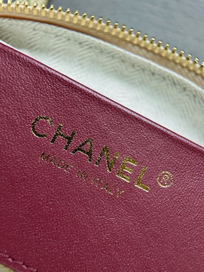 Chanel Clutch with Leather Strap AP5528 Burgundy Chanel Clutch with Leather Strap AP5528 Burgundy