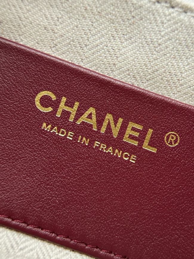 Chanel Suede Calfskin Camera Case AS6443 Dark Beige
