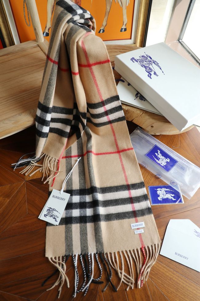 Burberry cashmere scarf BU0027-1 Burberry cashmere scarf BU0027-1