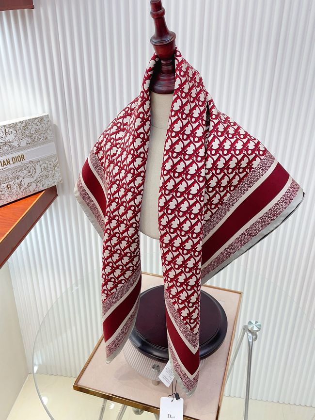 Dior 90 Square Scarf Silk Twill KY199-2