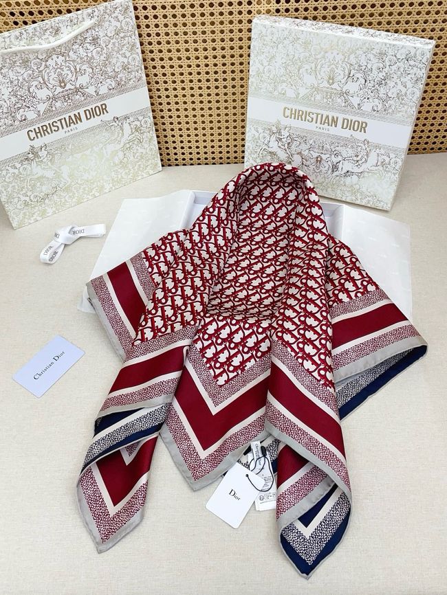 Dior 90 Square Scarf Silk Twill KY199-2
