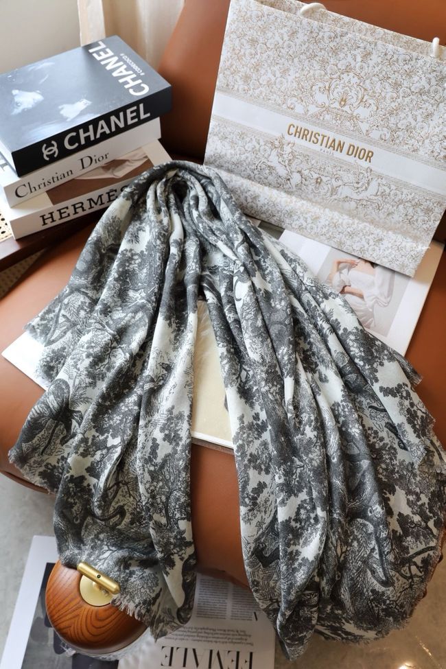 Dior Shawl Wool Silk and Cotton KY197
