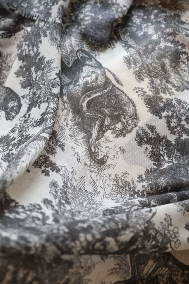 Dior Shawl Wool Silk and Cotton KY197