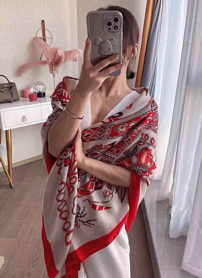 Hermes cashmere Shawl H24436-2