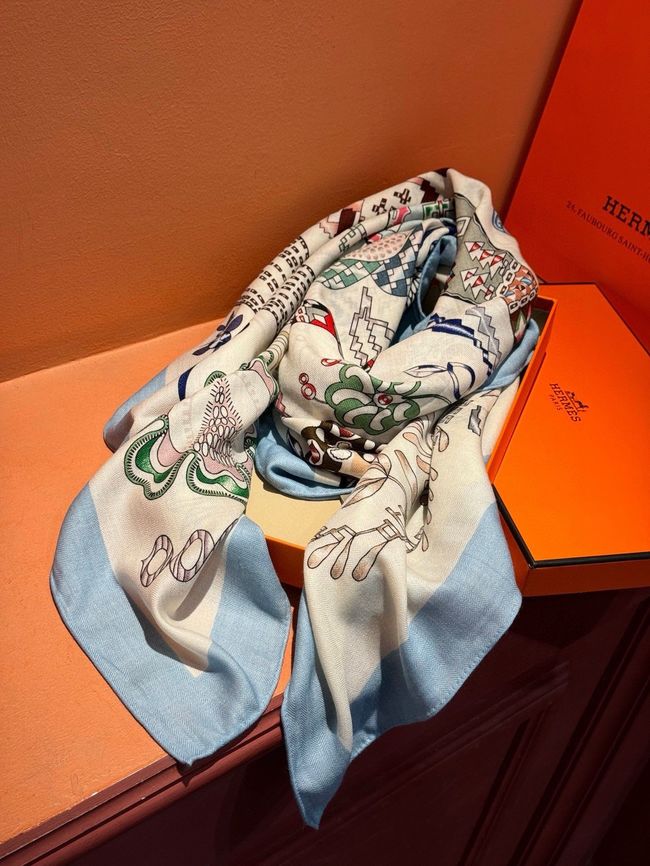 Hermes cashmere Shawl H24436-3